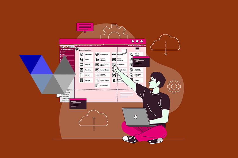 Automated outbound calling using VICIdial in a busy contact center