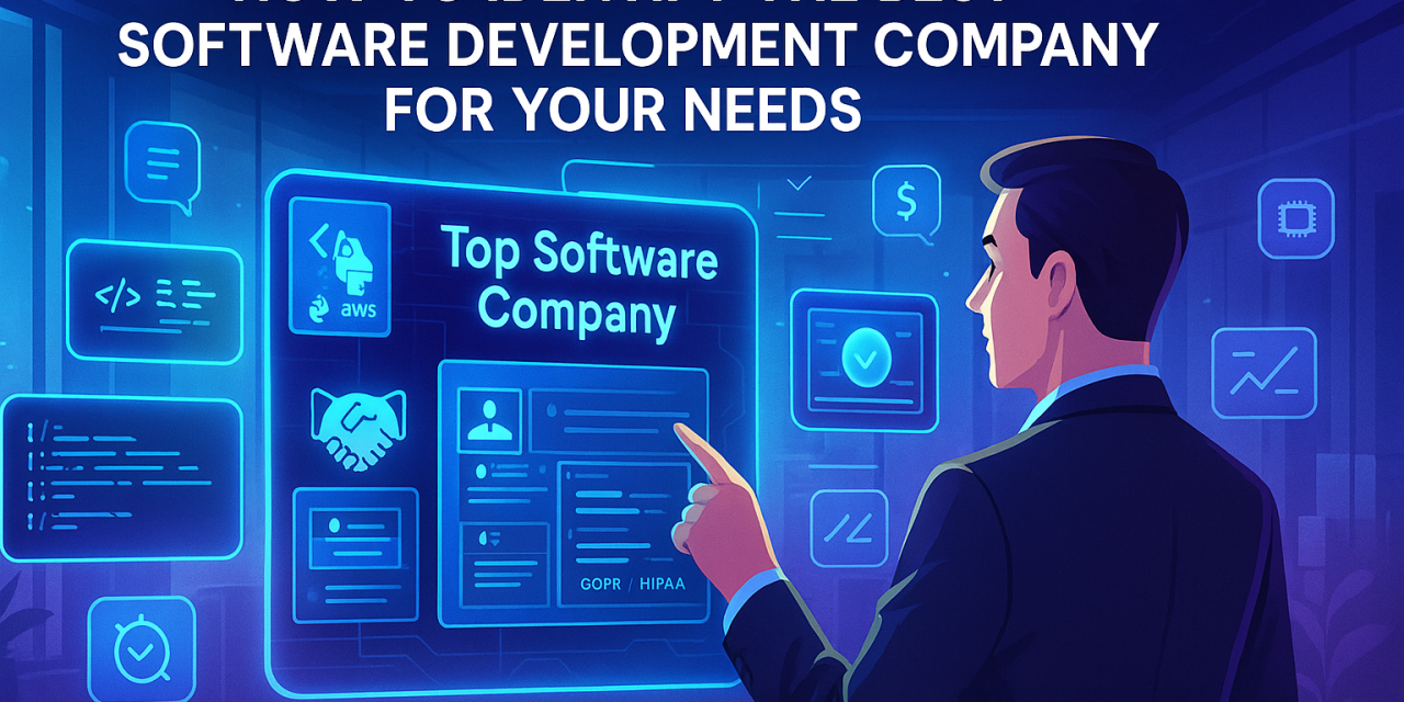 How to Identify the Best Software Development Company for Your Needs