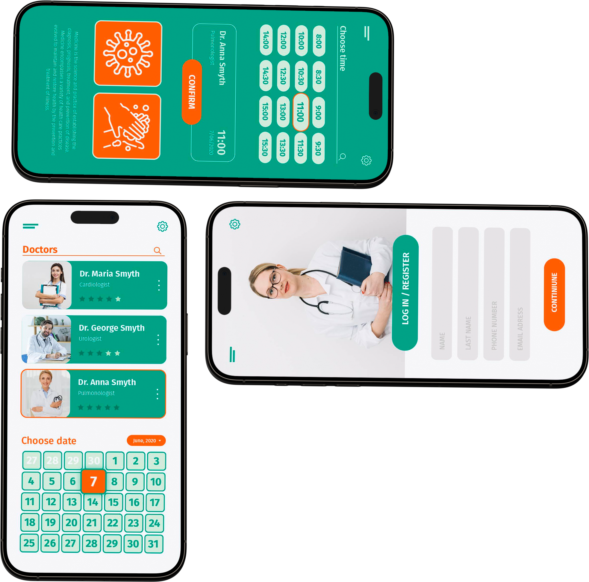 FAQ section for doctor appointment app development by Xinzex.
