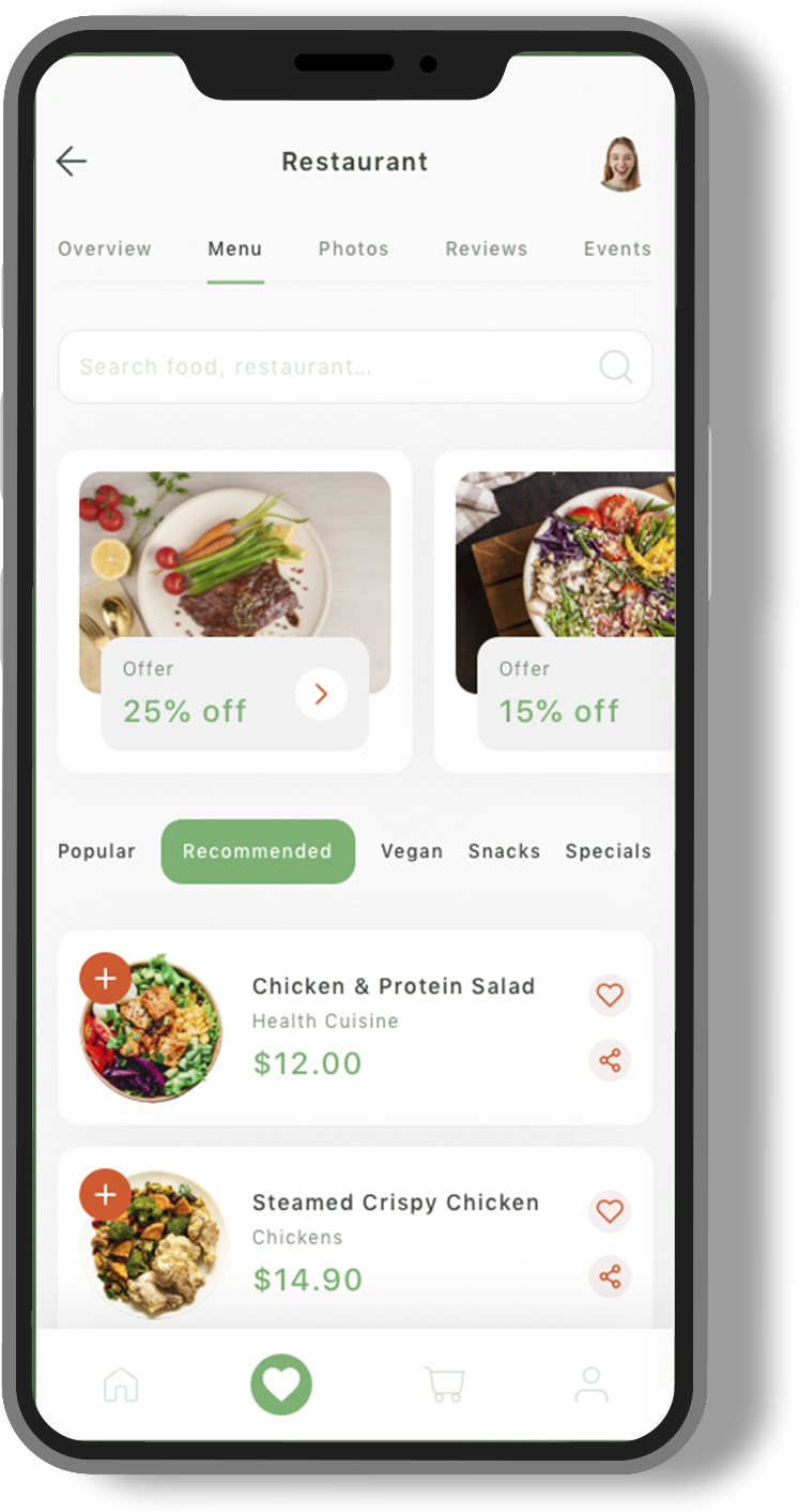 Delivery agent app screen showing navigation, delivery status, and earnings.