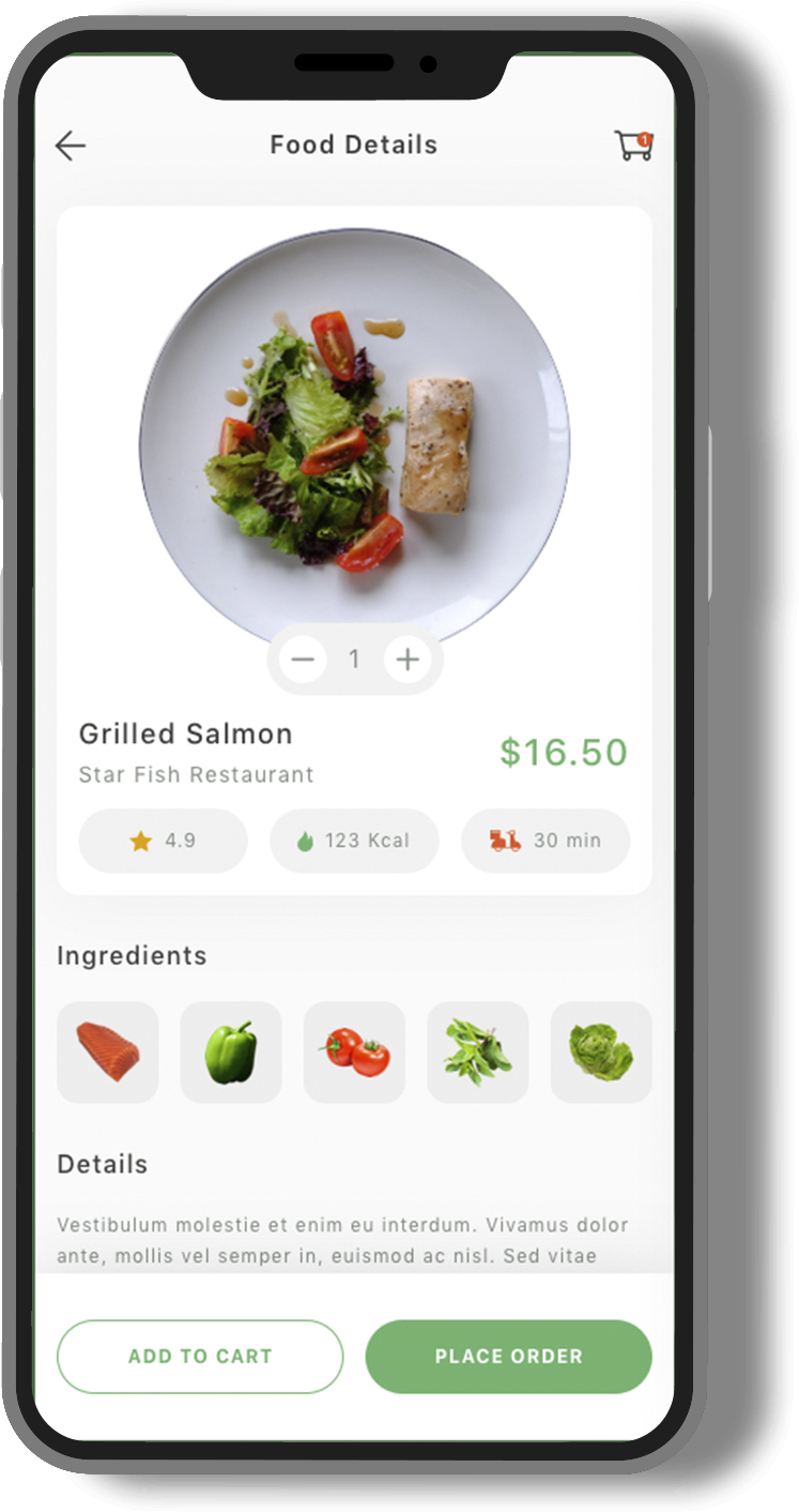 Restaurant dashboard with order queue, menu management, and earnings panel.