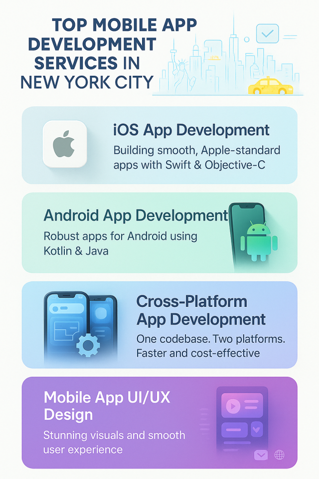 top mobile app development services in new york
